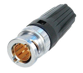 NEUTRIK NBNC75BDD6 BNC 3G Male cable, rear twist, Belden 1855A