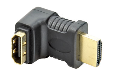 ADAPTER HDMI Female - HDMI Male - 270 degree