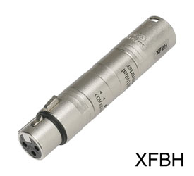 CANFORD BALANCED TO UNBALANCED CONVERTER XFBH Inline, line level. XLRF to XLRM