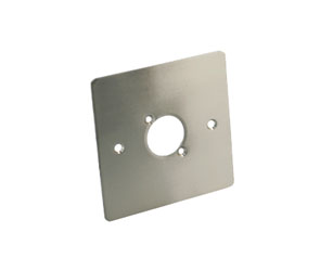 CANFORD F1SN CONNECTOR PLATE 1-gang, 1 mounting hole, satin nickel