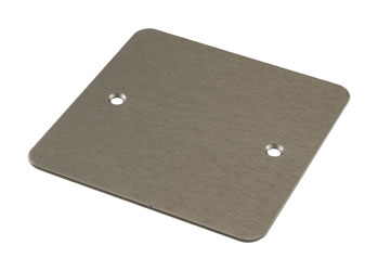 CANFORD F0SN CONNECTOR PLATE 1-gang, blank, satin nickel
