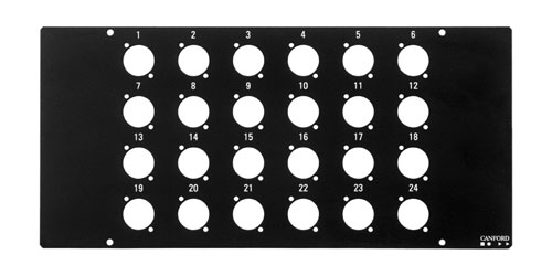 CANFORD STAGE/WALLBOX Top plate, 24 holes for type C