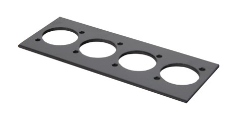 NEUTRIK NSB-4WAYPANEL Spare 4 hole punched plate