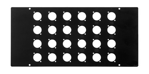 CANFORD STAGE/WALLBOX Top plate, 24 holes for type C, no numbering