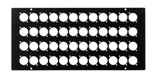 CANFORD STAGE/WALLBOX Top plate, 48 holes for type C, no numbering