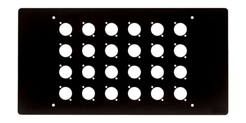 CANFORD FLUSH WALLBOX Top plate, 24 holes for type C, no numbering