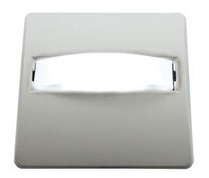 CANFORD LED SIGNAL LIGHT White plate, white LED