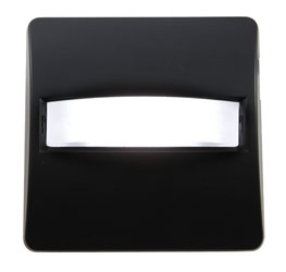 CANFORD LED SIGNAL LIGHT Black plate, white LED