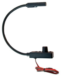 LITTLITE L-5/18-LED-BLUE GOOSENECK LAMPSET 12-inch, LED array, switched, hard-wired, end-mount