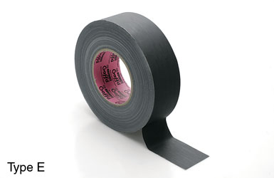 GAFFER TAPE Type E, black, 50mm (reel of 50m)