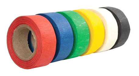 PAPER-TAK TAPE PVC free, green, 19mm (10m reels, pack of 6)