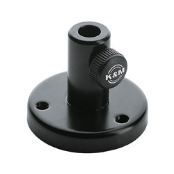 K&M 23855 ADJUSTABLE MIC ARM Table flange, black