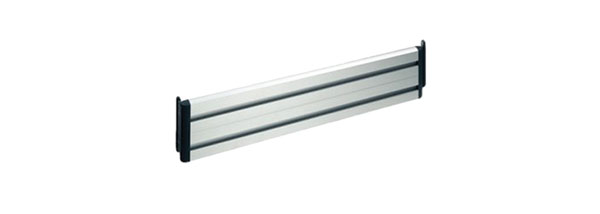 YELLOWTEC m!ka SYSTEM WALL S Horizontal bar, 800mm/31.5", silver