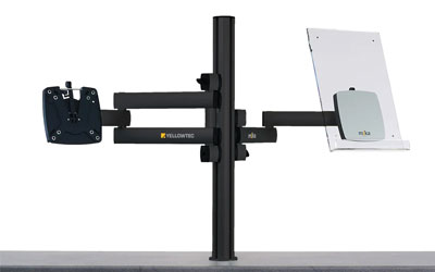 YELLOWTEC m!ka SET 9 Single monitor, with Copy Stand, black