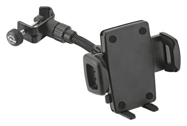 K&M 19747 SMARTPHONE HOLDER Pole-mount clamp, 60-84mm width, black