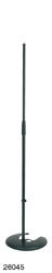 K&M 26045 MIC STAND Custom cast-iron base with cut-out, stackable, 870-1575mm, black