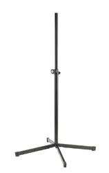 K&M 19500 LOUDSPEAKER STAND Floor, folding legs, up to 50kg, 1240-1940mm, black