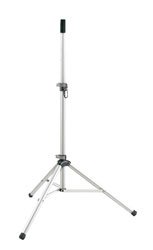 K&M 21450 LOUDSPEAKER STAND Floor, folding legs, up to 50kg, 1270-1930mm, silver