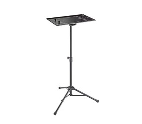 K&M 12185 LAPTOP STAND Floor, freestanding, tripod base, 479x312mm table, 700-1250mm height, black