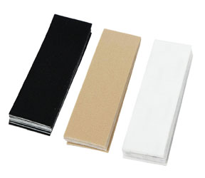 URSA STRAPS URSA TAPE SOFT STRIPS Moleskin texture, small, 8 x 2.5cm, black/white/beige (pack of 12)