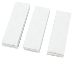 URSA STRAPS URSA TAPE SOFT STRIPS Moleskin texture, small, 8 x 2.5cm, white (pack of 30)