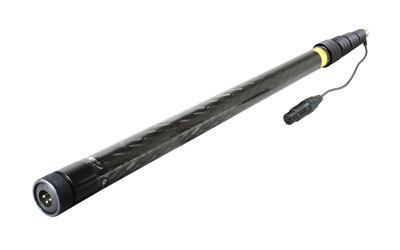 AMBIENT QXS 580-CCMI BOOM POLE Carbon fibre, 5-section, 80-330cm, coiled cable, 3-pin XLR, mono