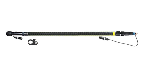 AMBIENT QXS 5100-CCS BOOM POLE Carbon fibre, 5-section, 100-420cm, coiled cable, 5-pin XLR, stereo