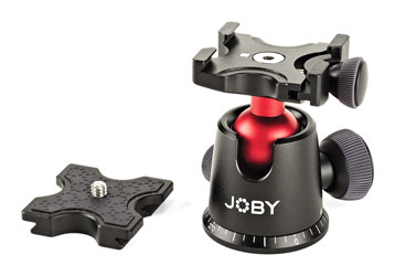 JOBY BALLHEAD 5K MOUNT 360-degree pan, 90-degree tilt, 5kg capacity, Arca-Swiss compatible