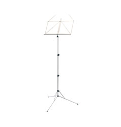 K&M 10100 MUSIC STAND Folding, 3-piece, 650-1225mm, nickel