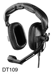 CANFORD LEVEL LIMITED HEADSET DT109 93dBA, wired stereo, with XLR 5-pin female