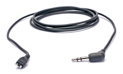 CANFORD EAD93 CABLE For acoustic drivers and wireless earpieces, 1.5m, 3.5mm right-angle plug, black