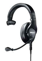 SHURE BRH441M HEADSET Single ear, 300 ohms, 200 ohm dynamic mic, without cable
