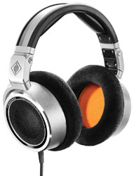 NEUMANN NDH 30 HEADPHONES Open, 120 ohms, neodymium, single-sided cable entry, silver/orange