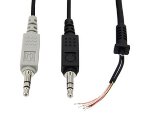 BEYERDYNAMIC 953875 SPARE CABLE For DT234 headset, straight, 2 x 3.5mm plugs