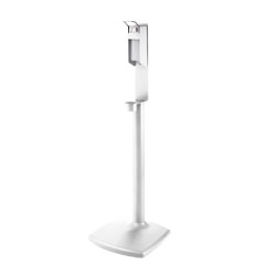 K&M 80358 DISINFECTANT STAND Floor standing, including dispenser, 420x420mm base, drip cup, white