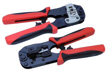 SPEEDYRJ45 TRCSPDY4 RJ45 ratchet crimp tool with stripping facility, cat5E/cat6/cat6A