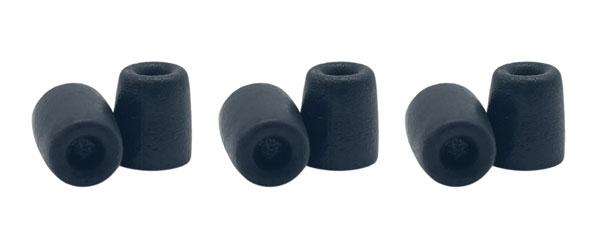 SHURE EACYF1-6S COMPLY FOAM SLEEVES Small, black (pack of 6)