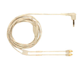 SHURE EAC64CL SPARE CABLE For SE215, SE315, SE425, SE535, 162cm, clear