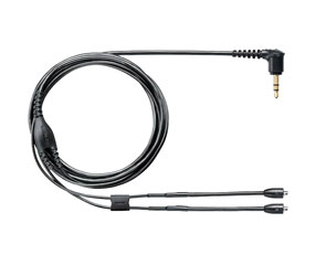 SHURE EAC64BKS SPARE CABLE For SE846, nickel-plated MMCX connector, 162cm, black