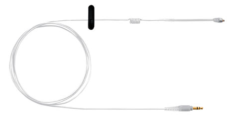 SHURE EAC-IFB SPARE CABLE For single IFB earpiece, 116cm with coiled section, clear