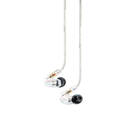 SHURE SE215 PRO EARPHONES In-ear, single dynamic driver, detachable cable, clear