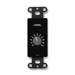 RDL DB-RLC10K REMOTE Level controller, 0 to 10kOhm, rotary controller, black