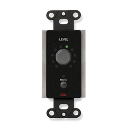 RDL DB-RLC10M REMOTE Level controller, rotary optical encoder, with mute, black