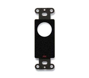 RDL DB-D1T PLATE Single, top hole position, black