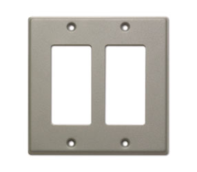 RDL CP-2G COVER PLATE Double, for SMB-2/DC-2/WB-2U, grey