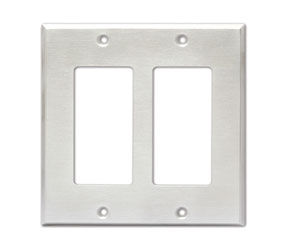 RDL CP-2S COVER PLATE Double, for SMB-2/DC-2/WB-2U, stainless steel