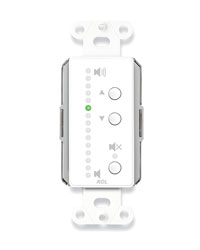 RDL D-NLC1 NETWORK REMOTE Dante level controller, with LEDs, white