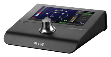 RTW TOUCHCONTROL 5 MONITOR CONTROLLER Desktop, 5-inch touch screen, 32x Dante channels