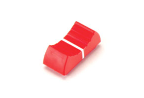 PENNY AND GILES PG11 FADER KNOB 11mm wide, for 18.6x1.7mm arm, red