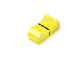 PENNY AND GILES PG11 FADER KNOB 11mm wide, for 18.6x1.7mm arm, yellow